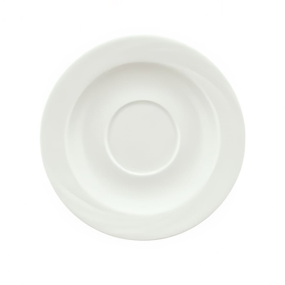 024-9186918 6 1/4" Round Porcelain Saucer - Donna Pattern, White