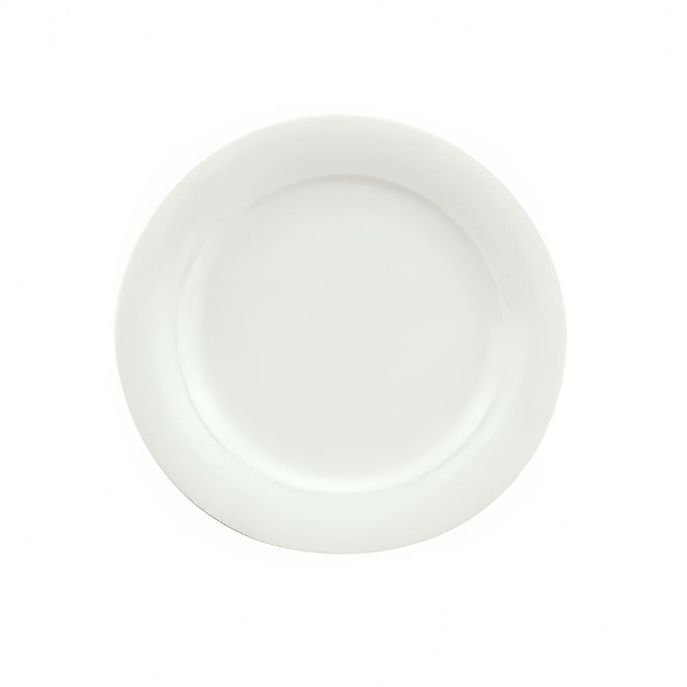 024-9190023 9" Round Porcelain Plate - Avanti Gusto Pattern, White