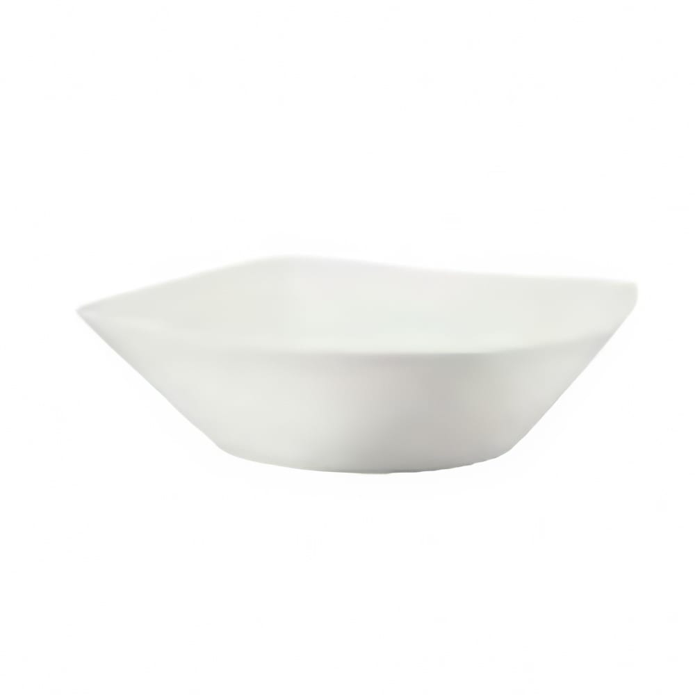 024-9323266 13 1/2 oz Square Porcelain Bowl - Event Pattern, White