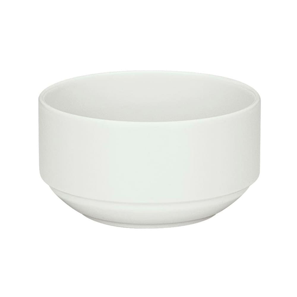 024-9302928 9 1/2 oz Round Porcelain Bouillon - Event Pattern, White