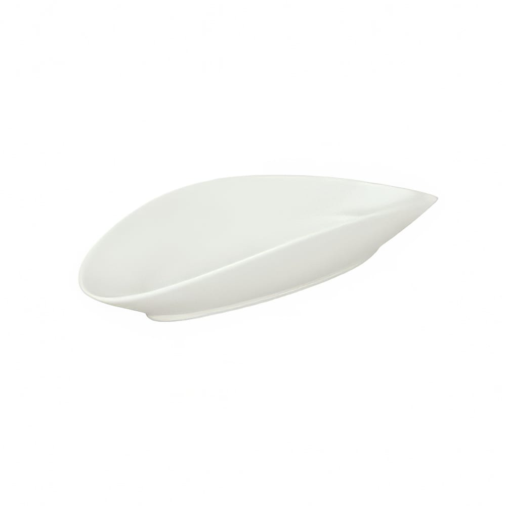 024-9392630 11-7/8" x 5 3/8" Oval Grace Platter - Porcelain, Continental White