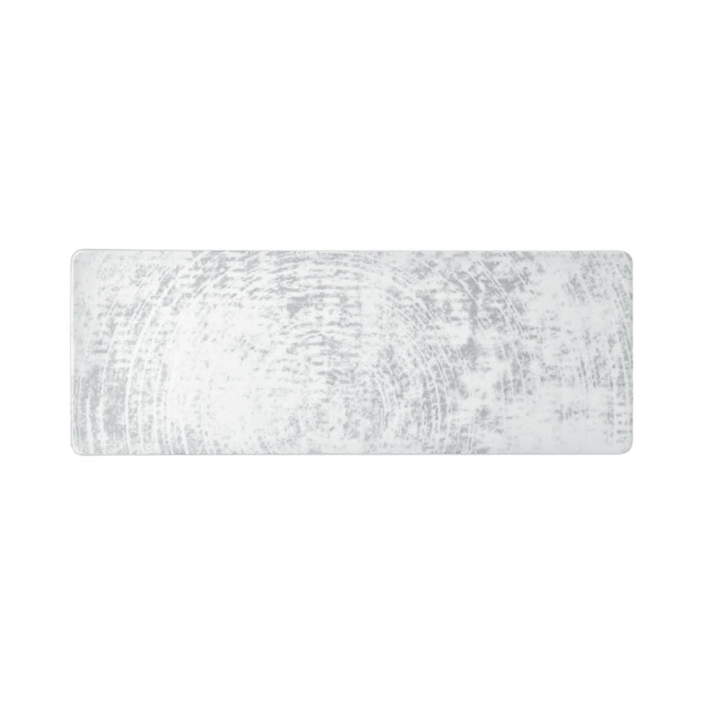 024-933263063070 Rectangular Shabby Chic Platter - 11 3/4" x 4 1/4", Porcelain, Structu...