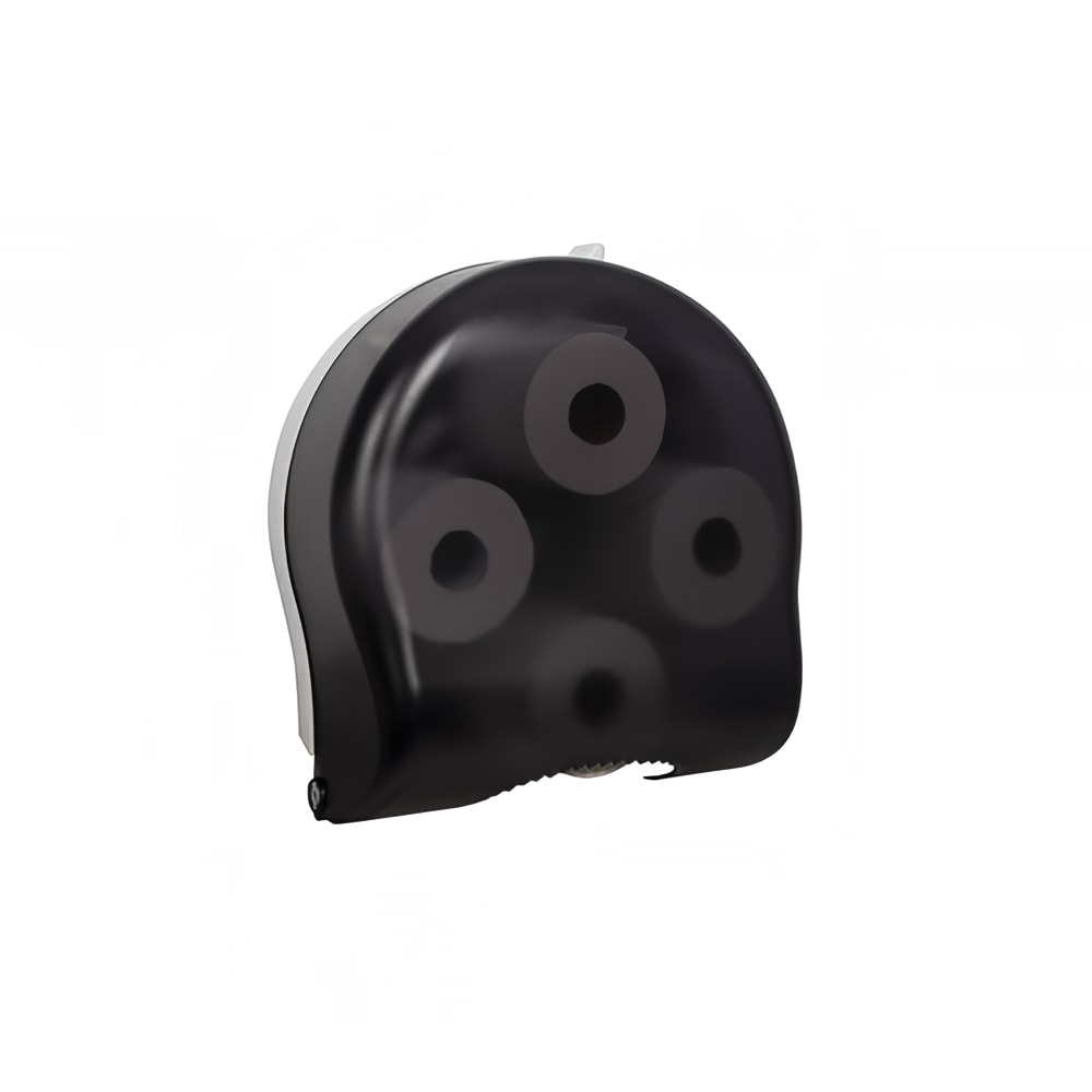 094-R3900TBK Wall Mount Carousel Toilet Paper Dispenser w/ (4) Standard Roll Capacity - Left, Pla...