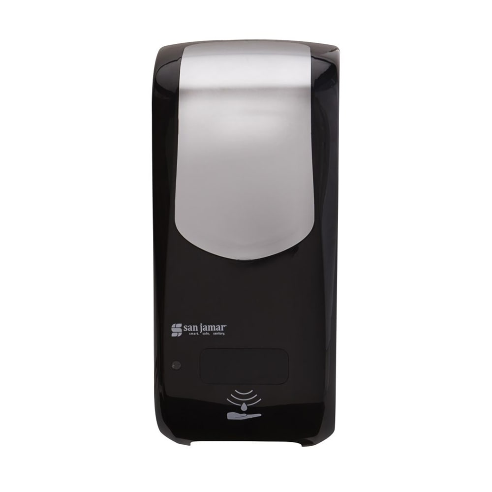 094-SHF970BKSS Wall Mount Touch Free Foam Soap Dispenser - 5 3/4" x 12 1/4", Black/Stai...