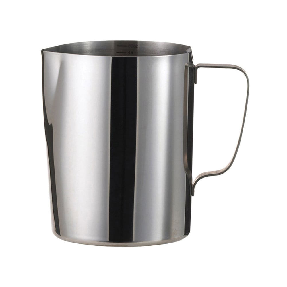 482-FROTH506 1 29/50 qt Creamer - Brushed Stainless Steel, Silver