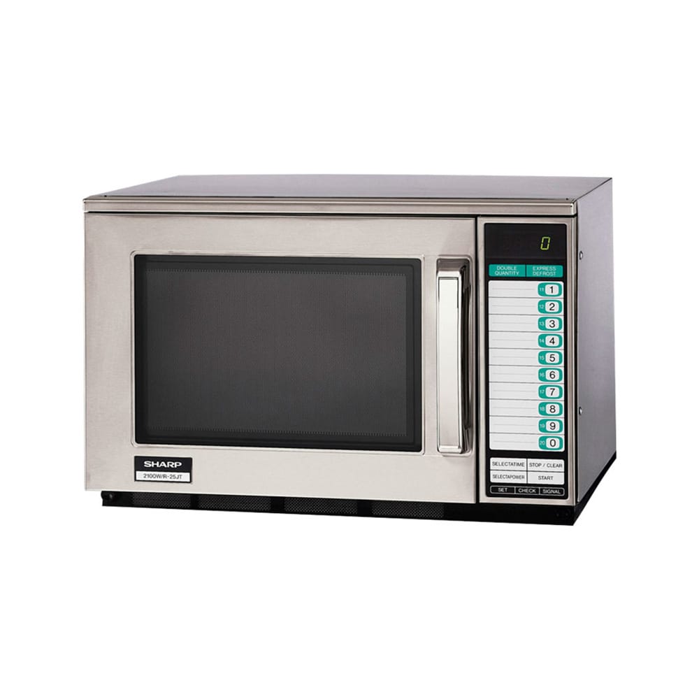 279-R25JTF 2100w Commercial Microwave Oven w/ Touch Pad - 208-230v