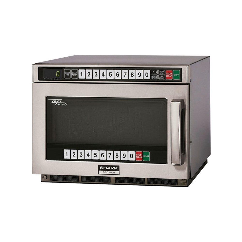279-RCD1800M 1800w TwinTouch™ Commercial Microwave w/ Touch Pad - 208-230v