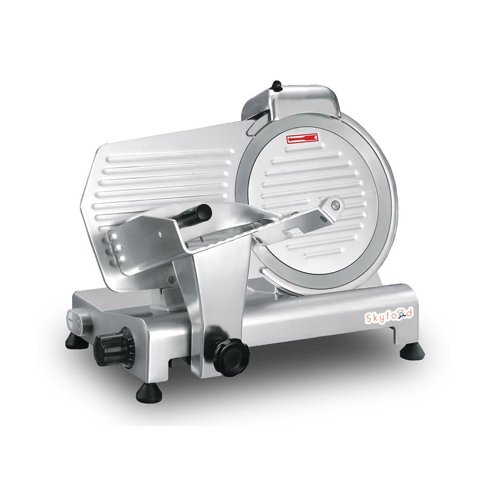 248-220E Manual Meat Slicer w/ 9" Blade, Belt Driven, Aluminum, 1/4 hp
