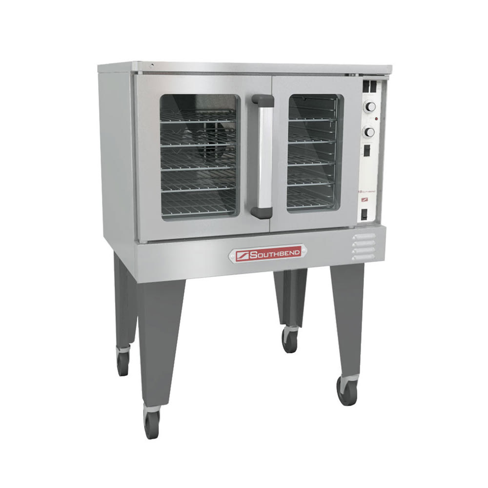 348-BGS12SCNG Bronze Single Full Size Natural Gas Convection Oven - 54,000 BTU