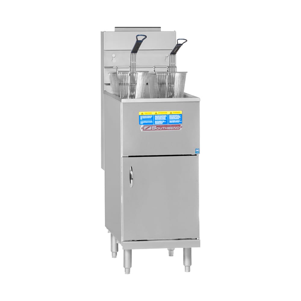 348-SB35SNG Gas Fryer - (1) 40 lb Vat, Floor Model, Natural Gas