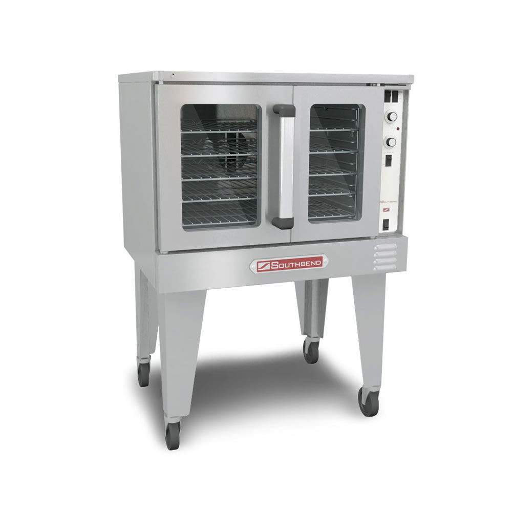 348-SLES10SC2401 SilverStar Single Full Size Electric Convection Oven - 11kW, 240v/1ph