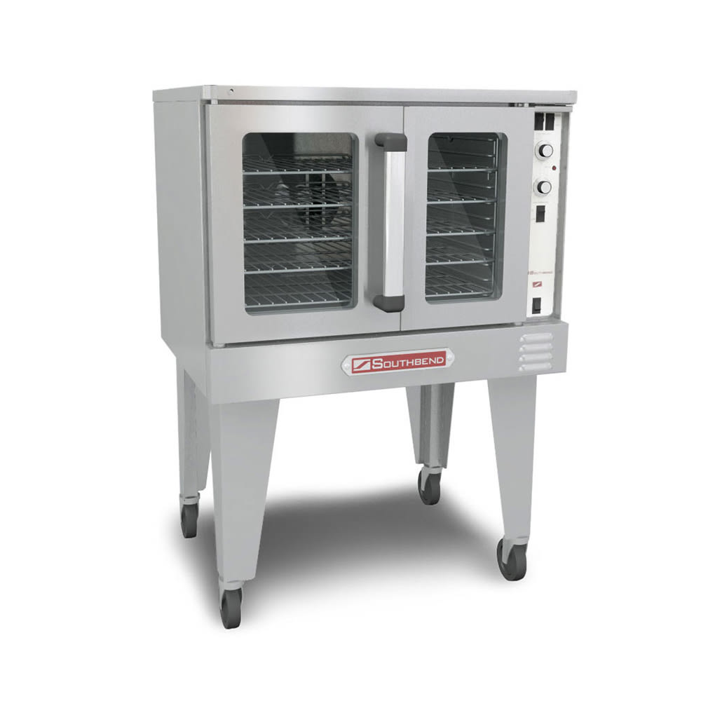 348-SLES10SC2081 SilverStar Single Full Size Electric Convection Oven - 11kW, 208v/1ph