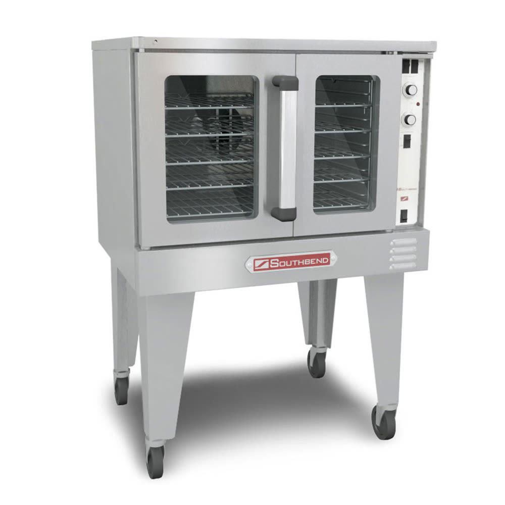 348-SLGB12SCLP SilverStar Bakery Depth Single Full Size Liquid Propane Gas Convection Oven - 72,0...