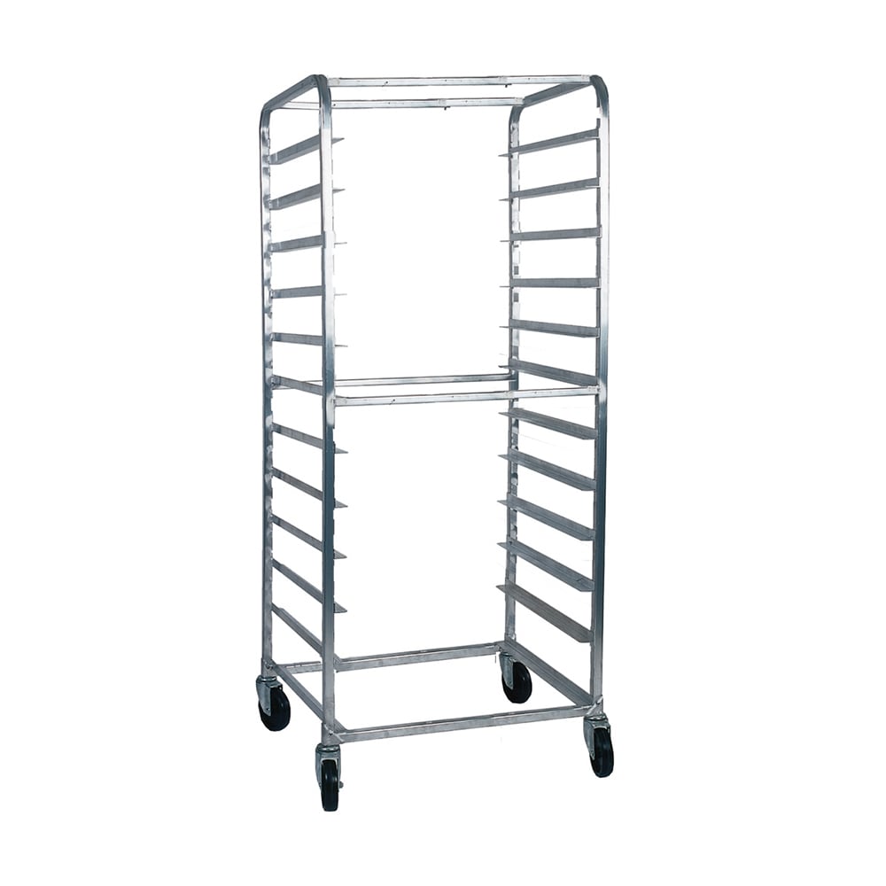 145-AL2610B 28"W 10 Sheet Pan Rack w/ 6" Bottom Load Slides 