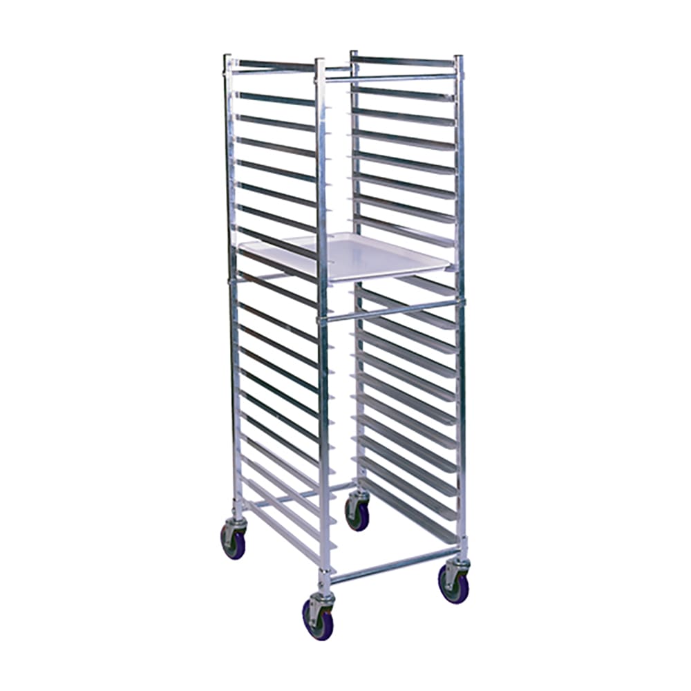 145-AL1820BKDHD 21"W 20-Sheet Pan Rack w/ 3" Bottom Load Slides