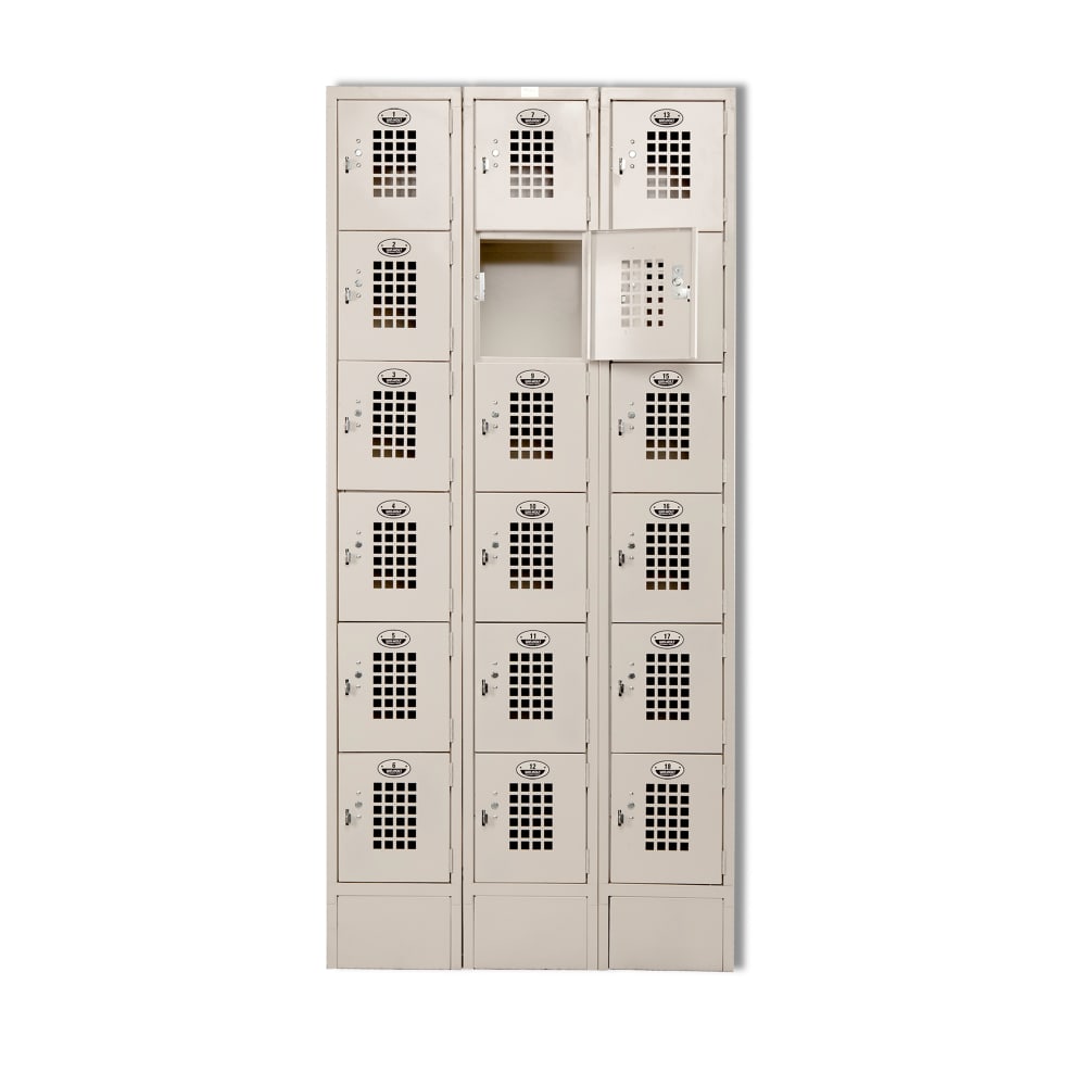 145-WL61818 6 Tier Storage Locker - 10"W x 18"D x 12"H