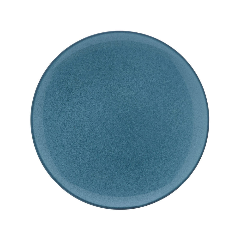 106-5302684 10 9/10" Round Canvas Coupe Plate - Porcelain, Still Water