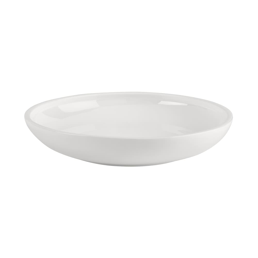 106-5312742 10" Round Gordon Deep Plate - Bone China, White