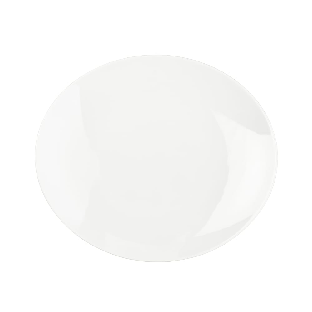 106-5315096 Oval Specials Plate - 11 7/10" x 10 3/10", Porcelain, White