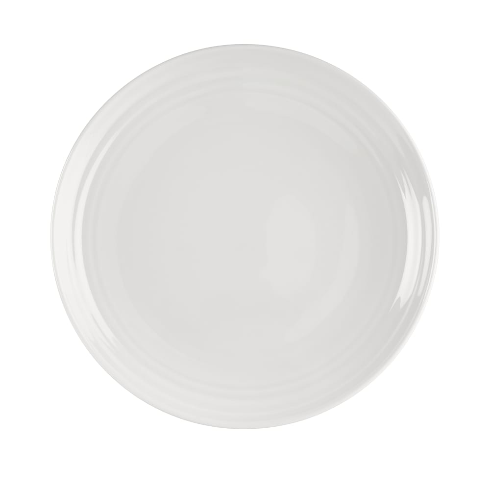 106-5313793 11 1/4" Round Terrace Coupe Plate - Bone China, White
