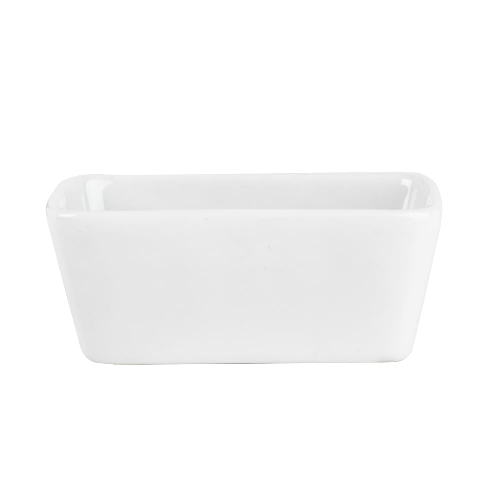 106-5316090 Rectangular Sugar Caddy - Porcelain, White