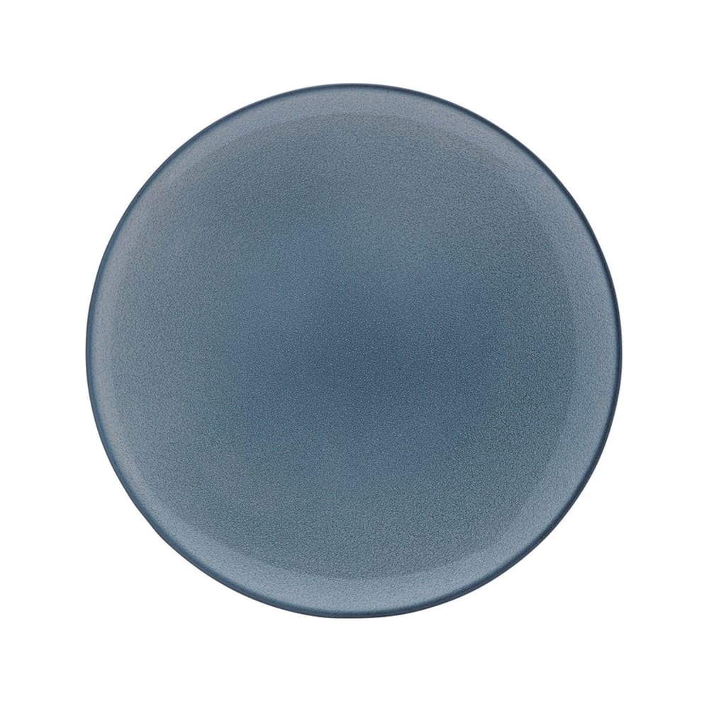 106-5302659 10 9/10" Round Canvas Coupe Plate - Porcelain, Fog