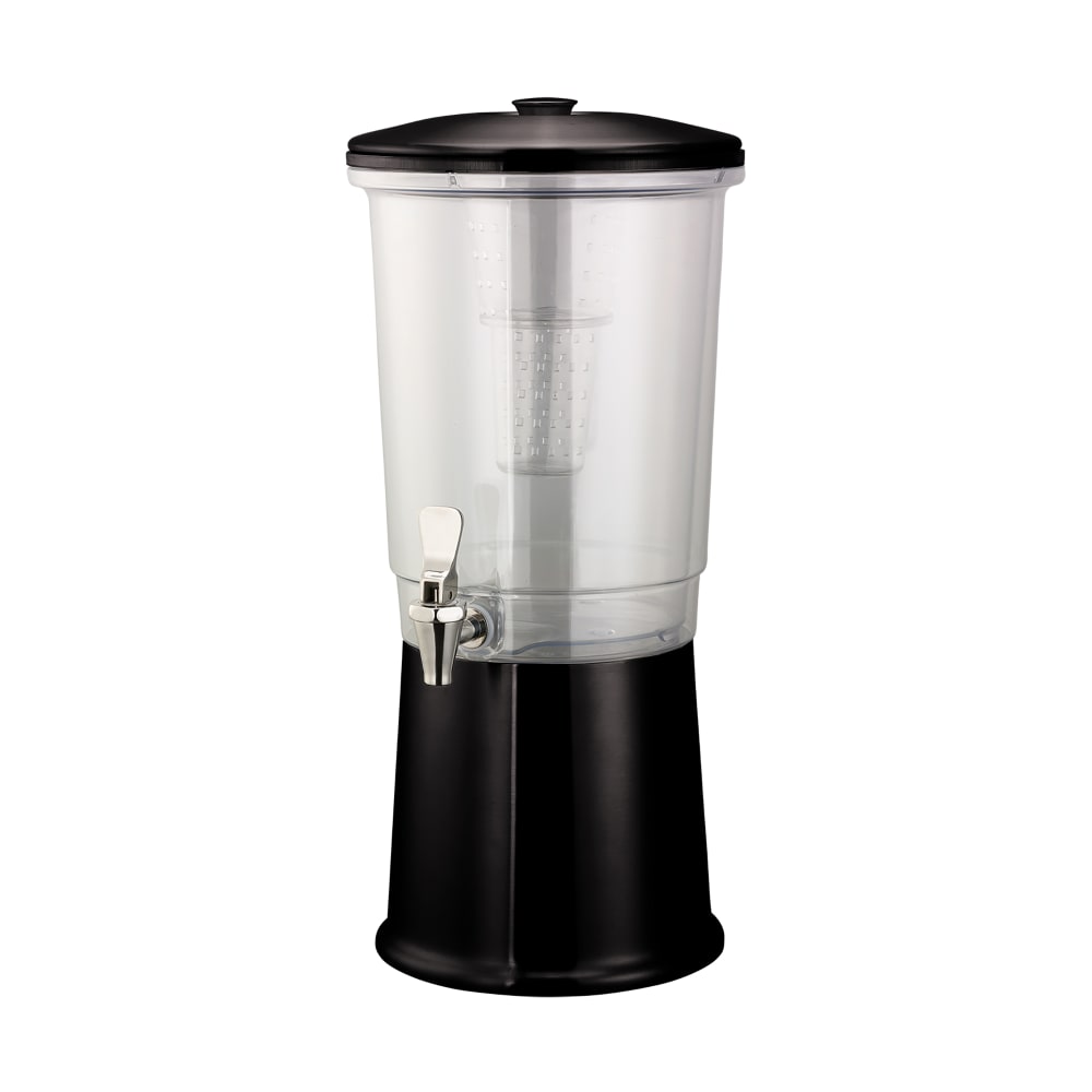 482-CBDDW3GSSBX 3 gal Beverage Dispenser w/ Infuser - Tritan™ Container, Black Onyx Base