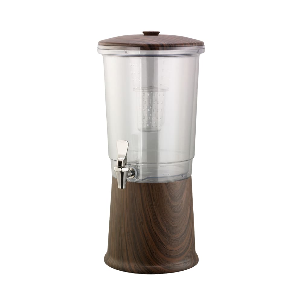 482-CBDDW3GSSDW 3 gal Beverage Dispenser w/ Infuser - Tritan™ Container, Dark Wood Base