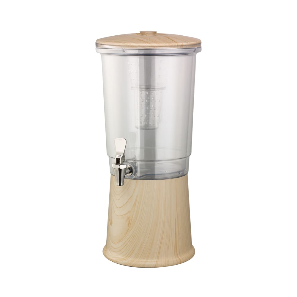 482-CBDDW3GSSLW 3 gal Beverage Dispenser w/ Infuser - Tritan™ Container, Light Wood Base
