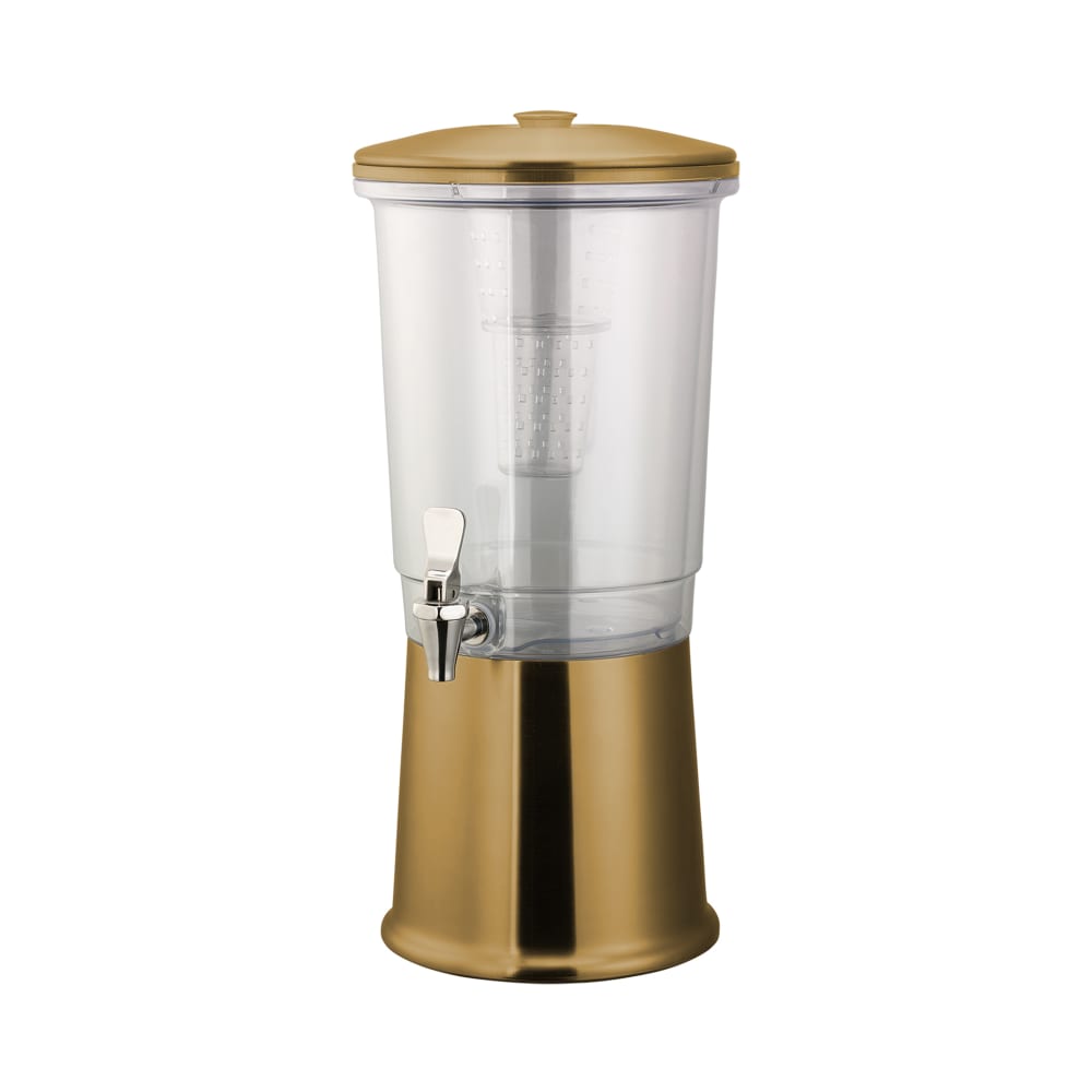 482-CBDDW3GSSVG 3 gal Beverage Dispenser w/ Infuser - Tritan™ Container, Vintage Gold Base