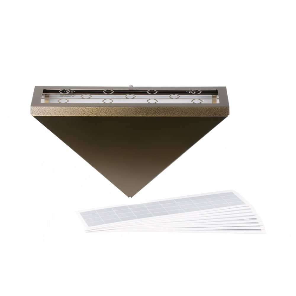 583-BL150GC Decorative Silent Fly Trap w/ 1,800 sq ft Coverage - Gold, 120v