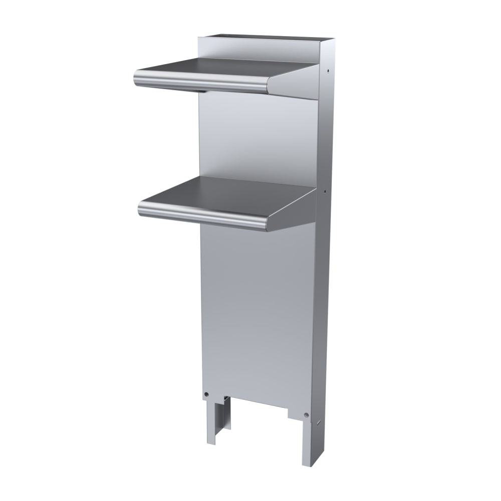 Garland CCDHS-12 Cuisine Backguard/Flue Riser w/ Double High Shelves ...