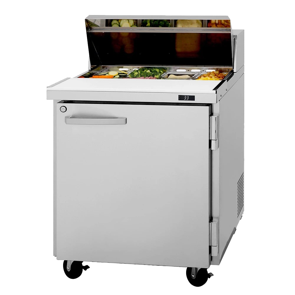 083-PST28N 27 1/2" PRO Series Sandwich/Salad Prep Table w/ Refrigerated Base, 115v