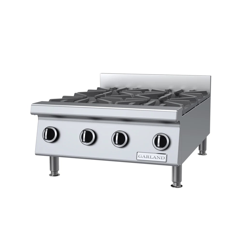 451-GTOG244LP 24" Gas Hotplate w/ (4) Burners & Manual Controls, Liquid Propane