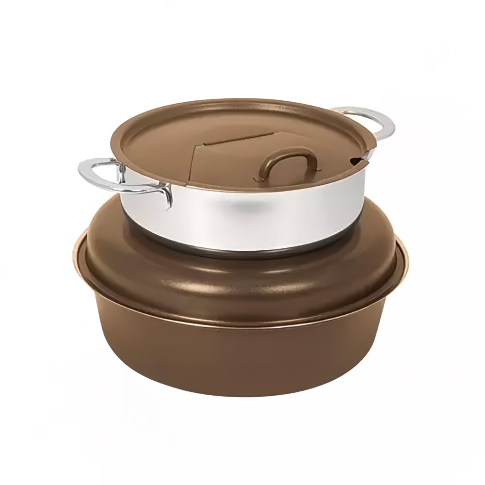 315-23855976 6 qt Soup Tureen - Induction Ready, Bronze w/ Gold Accents