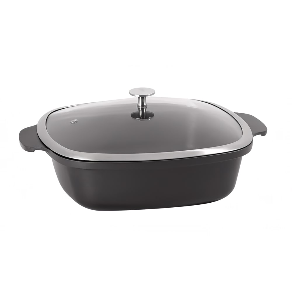 315-8268828 4 qt Casserole Pan w/ Cover - Induction Ready, Aluminum/Ceramic, Titanium