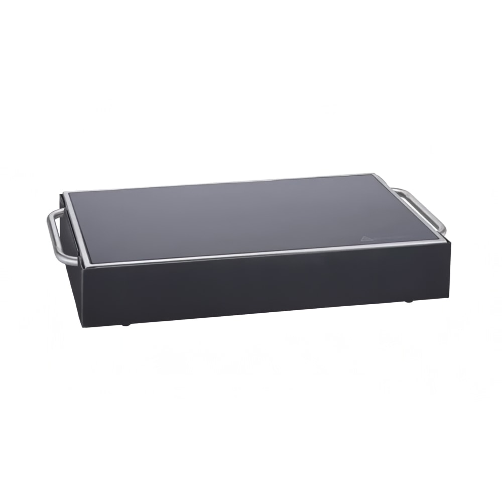 315-ST1220T Countertop Warming Tray w/ Handles - 24" x 13 3/4", Black Titanium, 110 120...