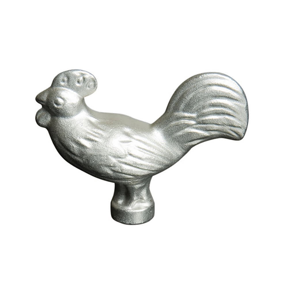 103-405093469 Staub Knob, Rooster, Stainless Steel