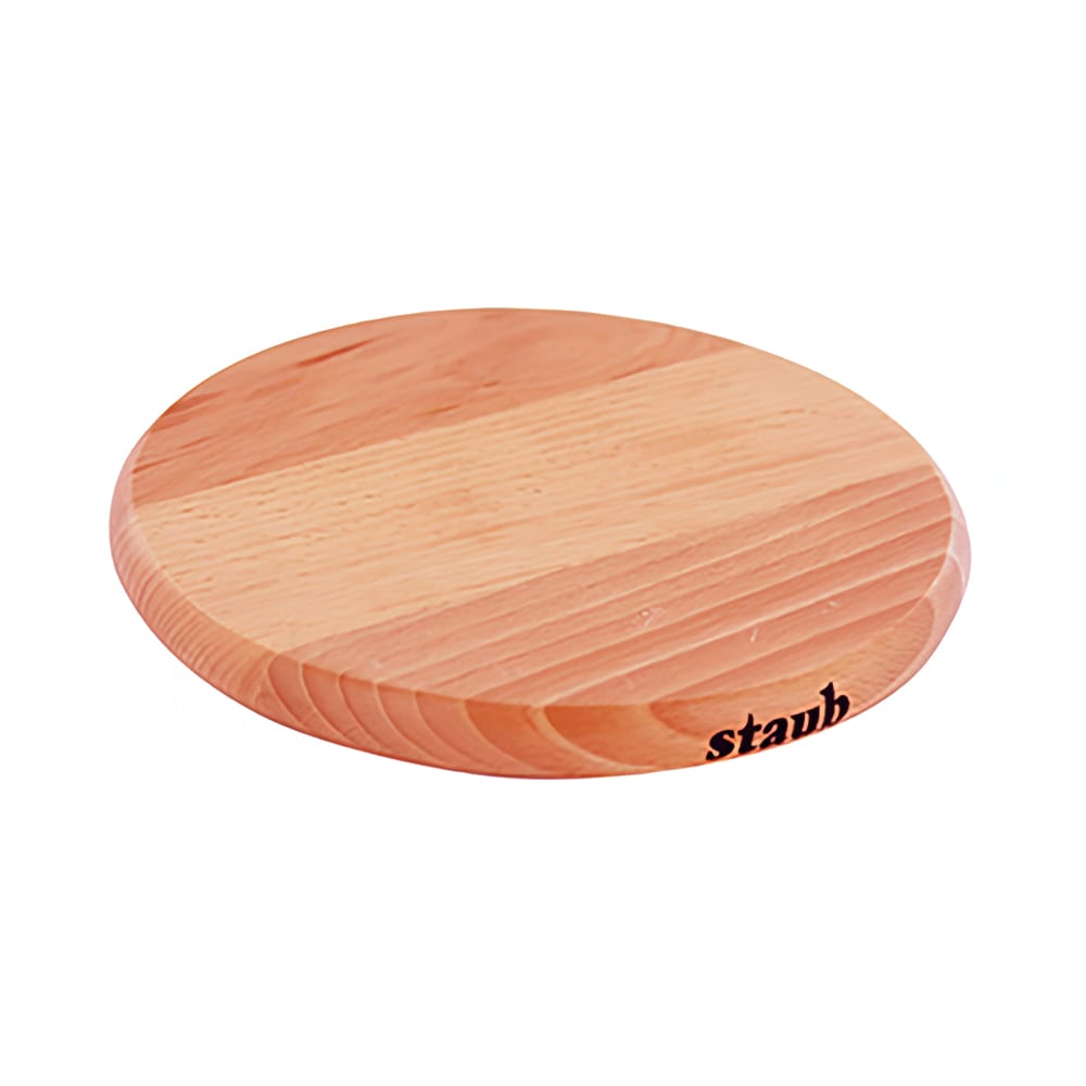 103-41190742 11 3/4" Round Magnetic Trivet, Wood