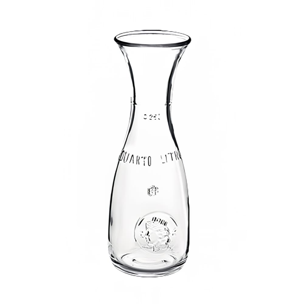 706-4929Q201 20 oz Carafe w/ 17 oz Fill Line - Glass, Clear