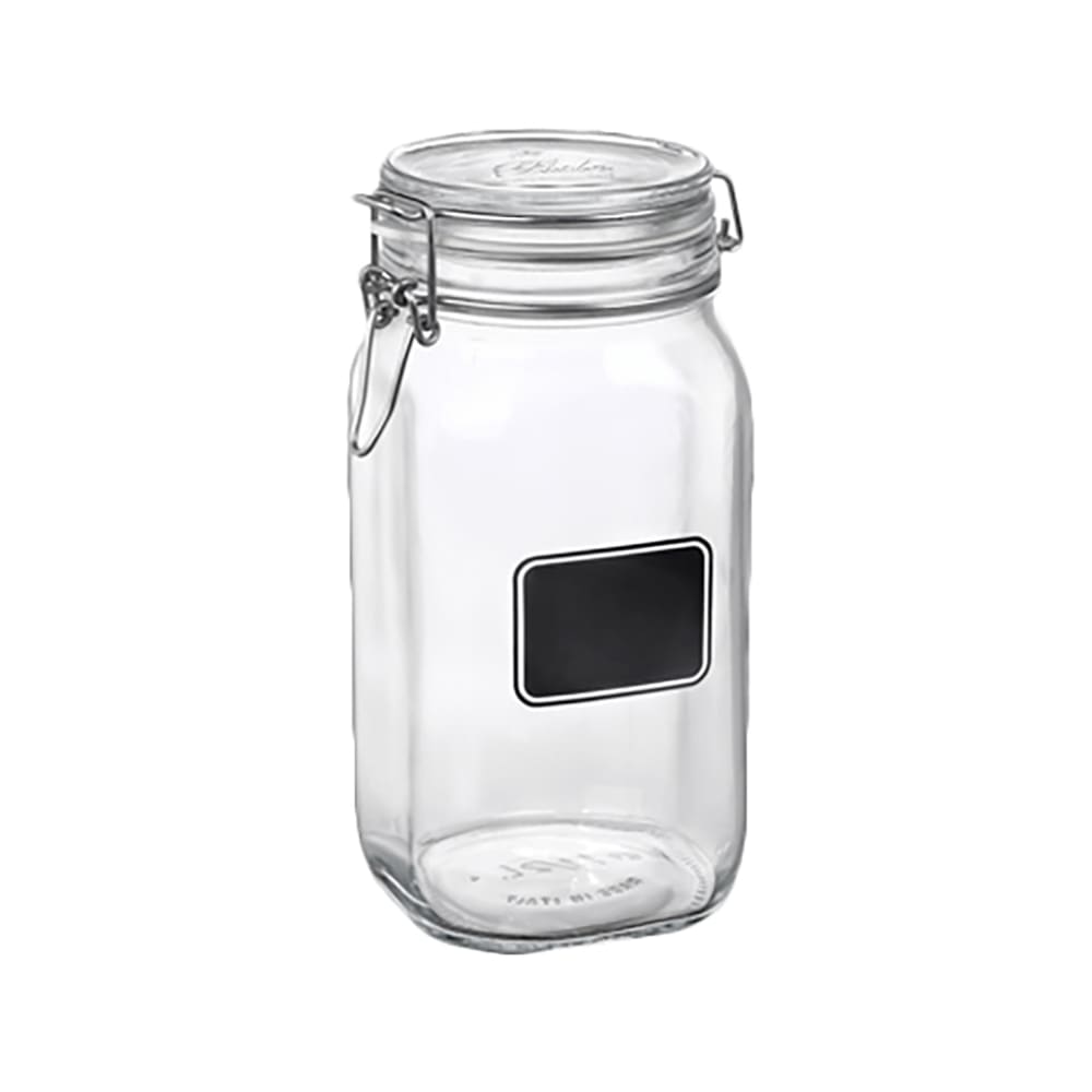 706-4949Q464 54 3/4 oz Fido Chalkboard Jar w/ Lid - Glass, Clear