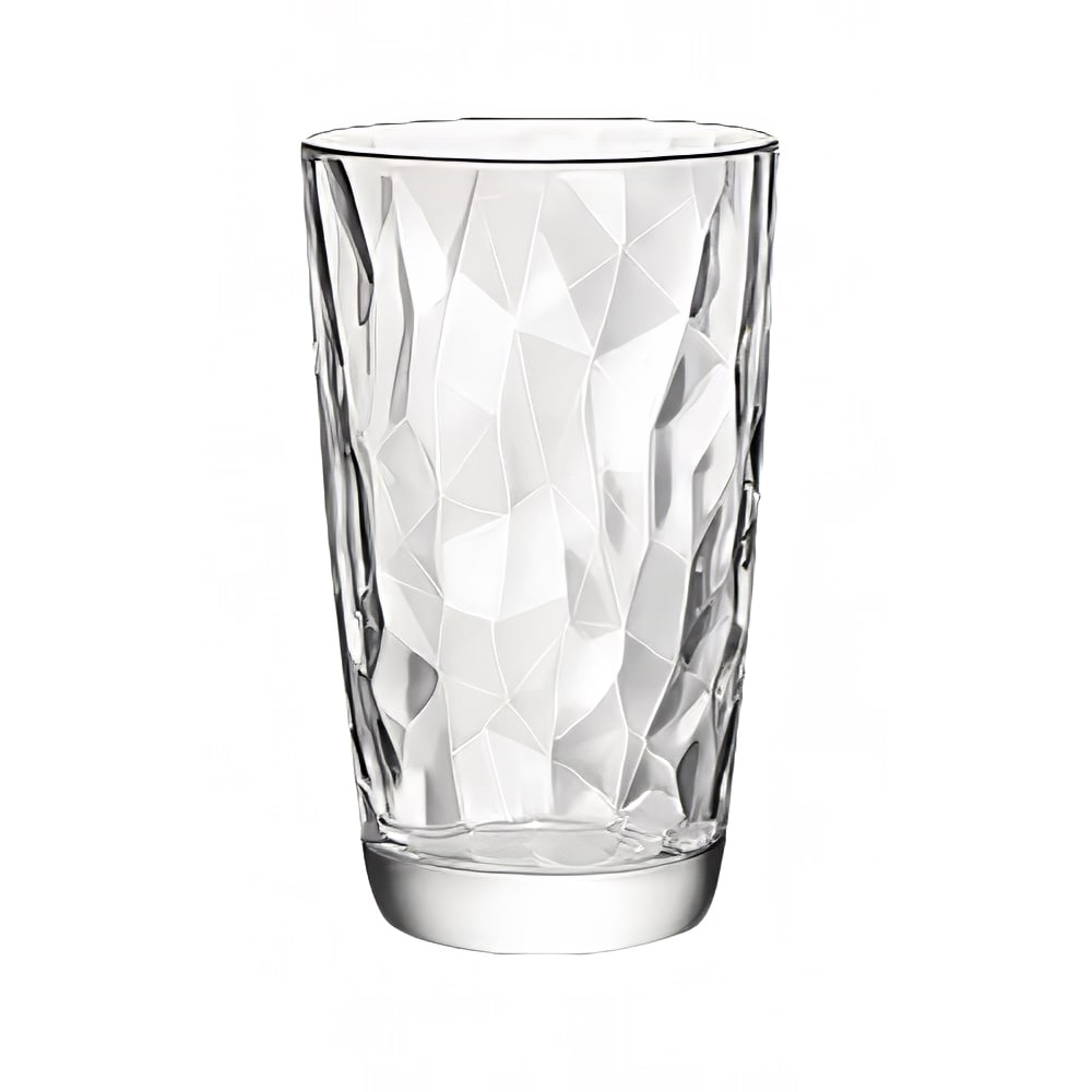 706-4990Q782 15 3/4 oz Diamond Cooler Glass, Clear