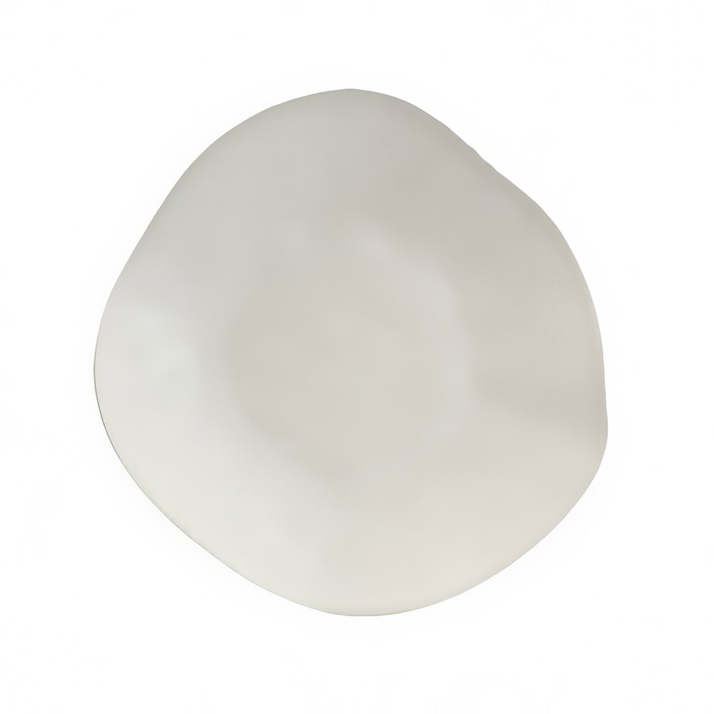 706-7002DD006 15 1/2" x 15" Oval Platter - Melamine, Marisol Sandshell