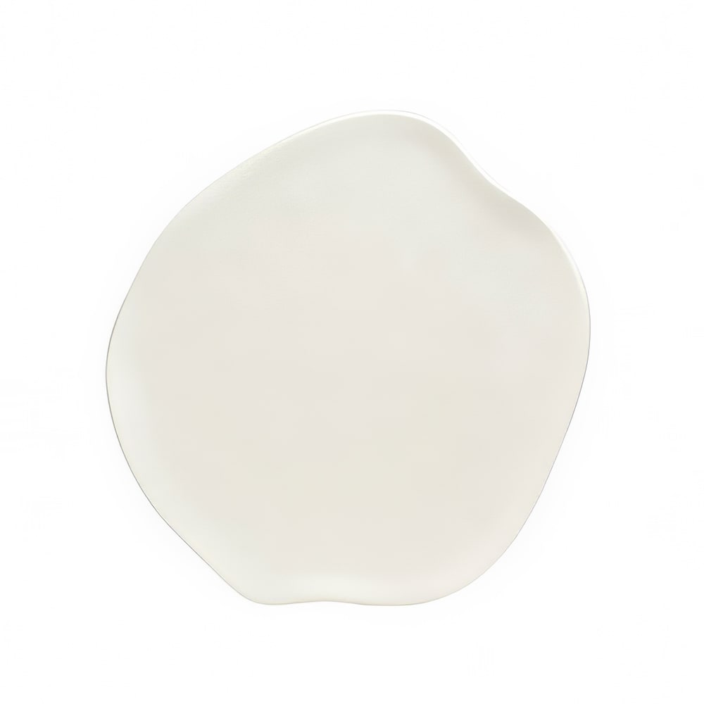 706-7002DD007 14" Round Delfin Cheese Platter - Melamine, Marisol Sandshell