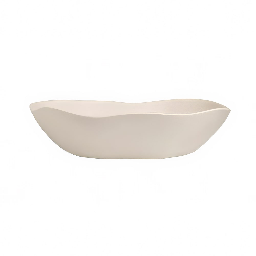706-7002DD032 17 qt Oval Melamine Salad Bowl, Marisol Sandshell