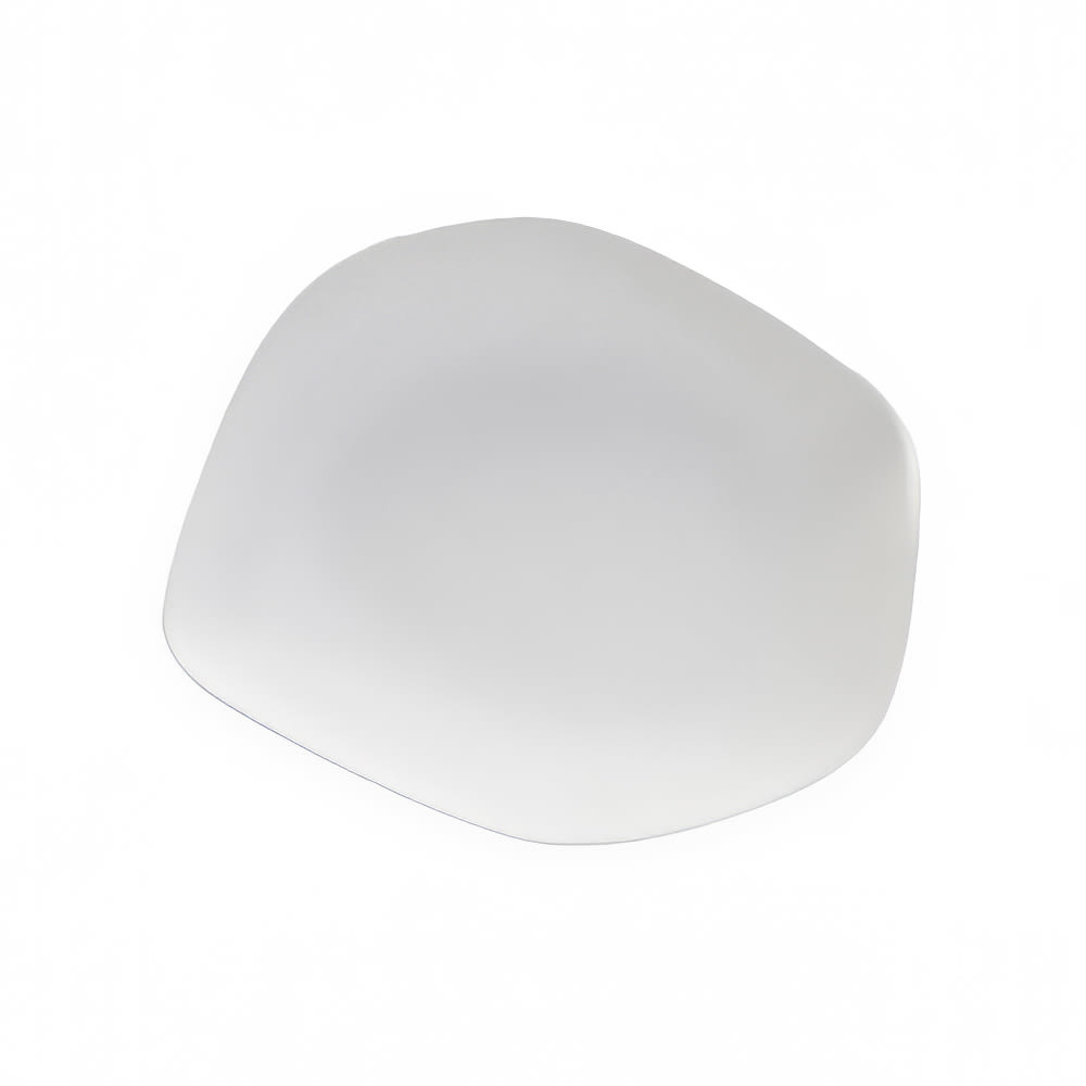 706-7008DD004 2 1/2 qt Oval Melamine  Salad Bowl, Marisol White