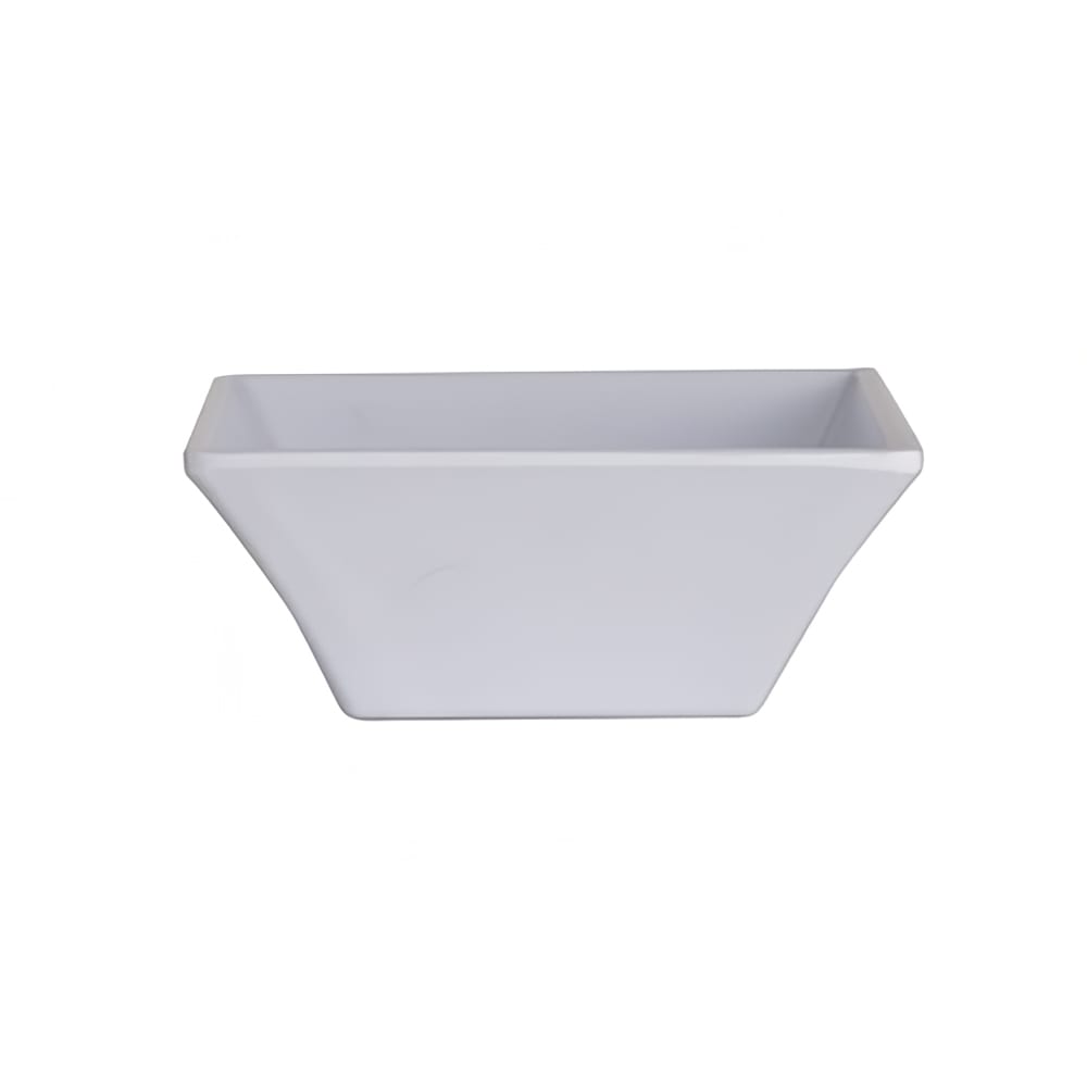 706-7064MM201 13 1/2 oz Square Melamine Bowl, Polar White