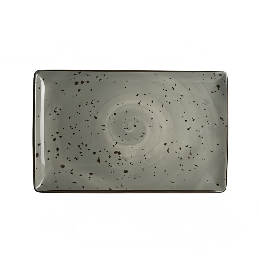 706-7065MM300 12" x 7 1/2" Rectangular Creations Tray - Melamine, Urban Smoke