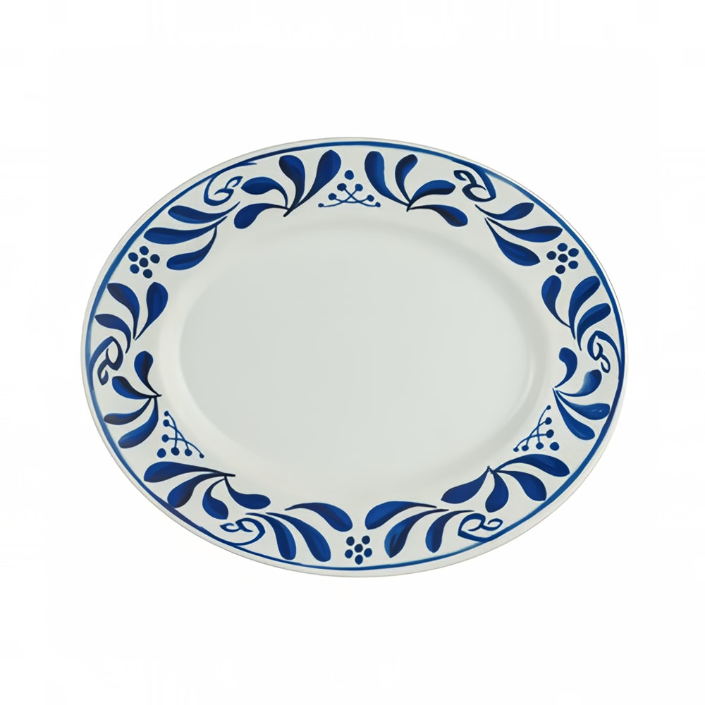 706-7062DD303 11" x 9" Oval Melamine Plate - Viva