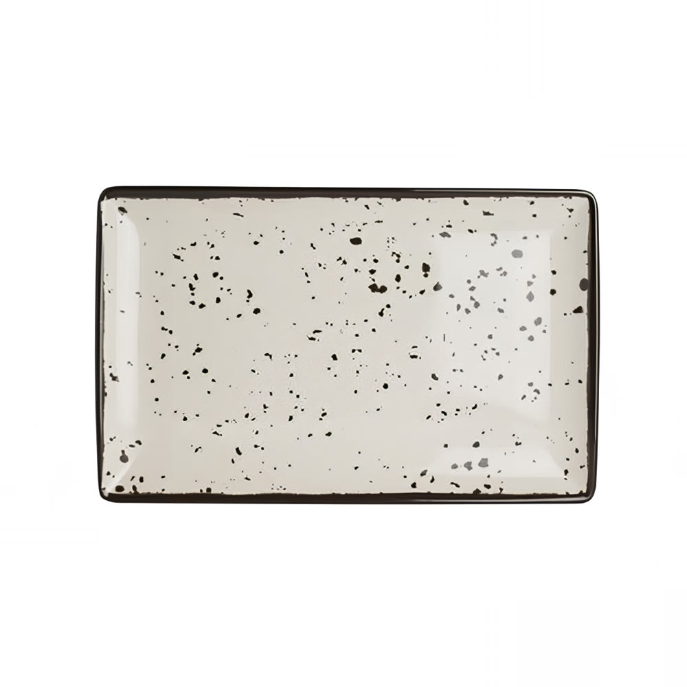 706-7066MM300 12" x 7 1/2" Rectangular Creations Tray - Melamine, Urban Snow